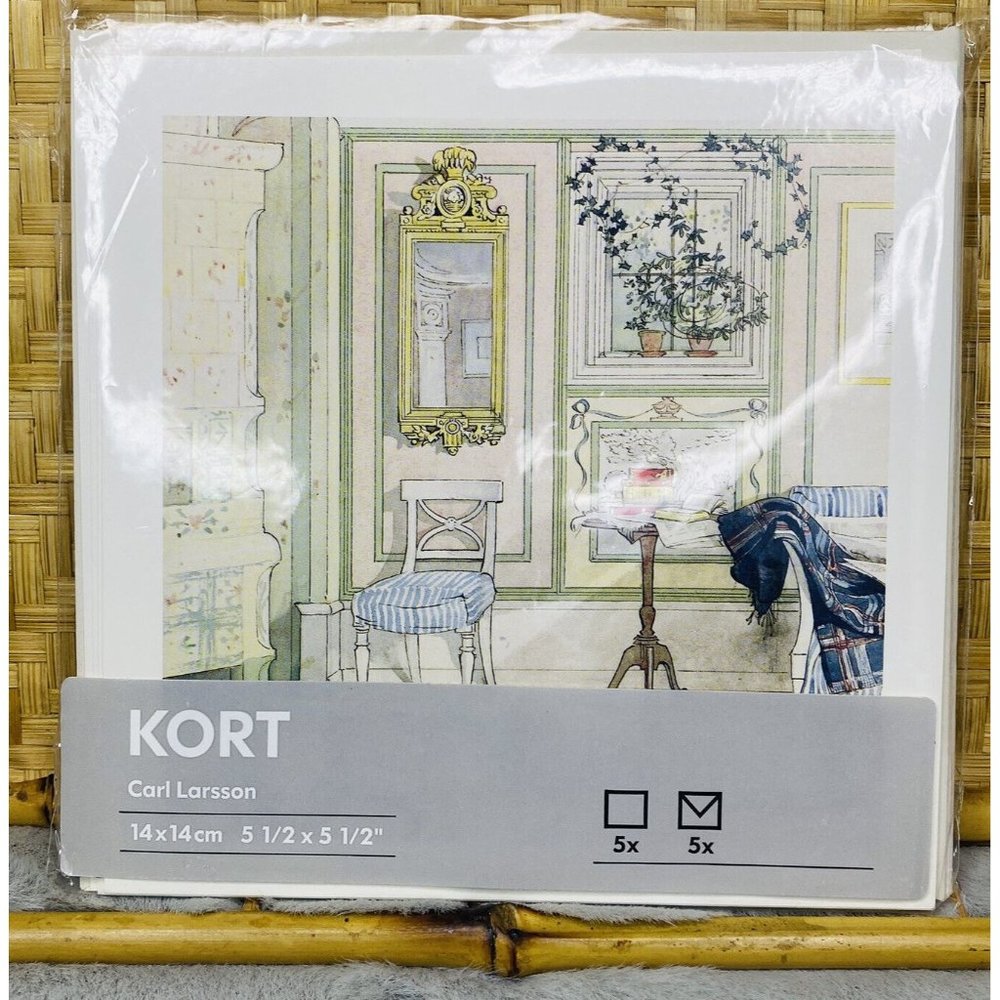 Carl Larsson Ikea Kort Svanesund Note Cards Art Prints 5.5 X 5.5 New in Package